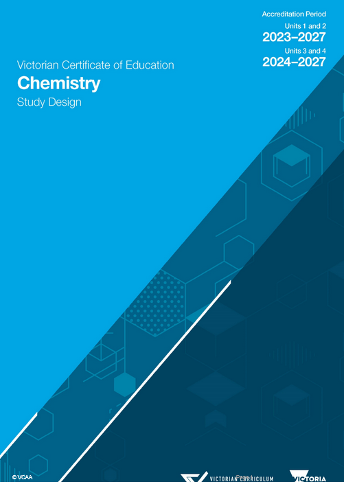 VCAA VCE Chemistry Study Design